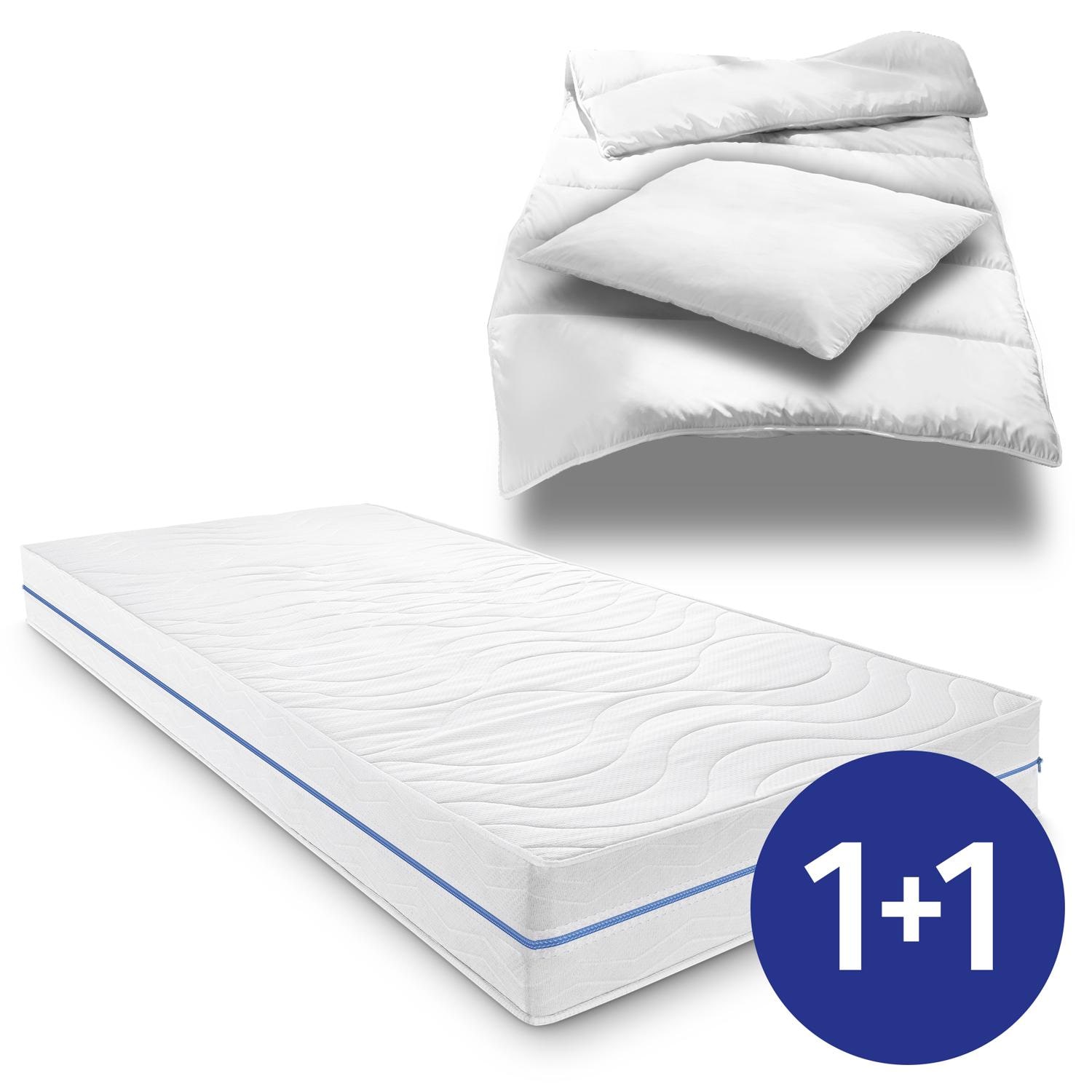 Supportho Premium 140 x 200 cm H2/H3 + set de lit en microfibre 135 x 200 cm + 80 x 80 cm