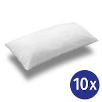 10 x CloudComfort Basic oreillers en microfibre 40 x 80 cm
