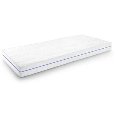 Matelas ergonomique 90x200 cm 7 zones Supportho Premium, hauteur 18 cm, degré de fermeté H2/H3 + surmatelas / surmatelas 90 x 200 cm