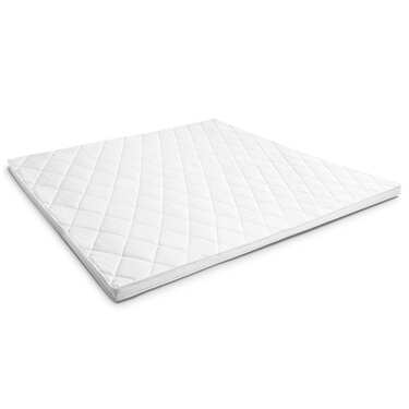 Topper en mousse confort T6 200 x 200 cm, hauteur 6 cm, degré de fermeté H3