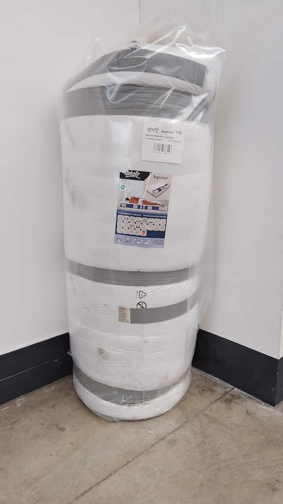 Retour en ligne Matelas à ressorts ensachés 7 zones Sleezzz Superior 120 x 200 cm, hauteur 18 cm, degré de fermeté H3