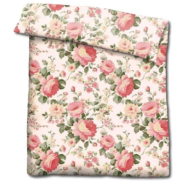 Lot de deux draps en microfibre CloudComfort Basic Camelie 135 x 200 + 80 x 80 cm