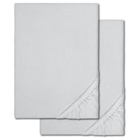 Ágyneműhuzat téli gyapjú ezüstszürke 180 x 190 - 200 x 200 cm dupla csomagban