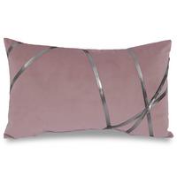 Coussin décoratif rose 30 x 50 cm