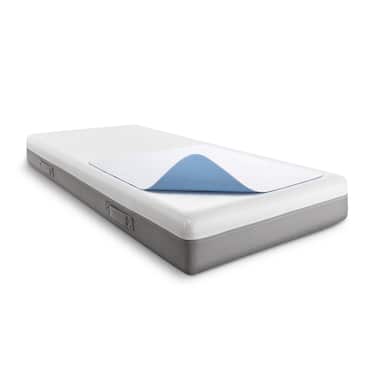 "Sleezzz Vital Vital" vandeniui atsparus absorbuojantis vilnonis čiužinio užvalkalas, 75 x 90 cm, skirtas čiužiniui apsaugoti, 10 vnt. pakuotėje