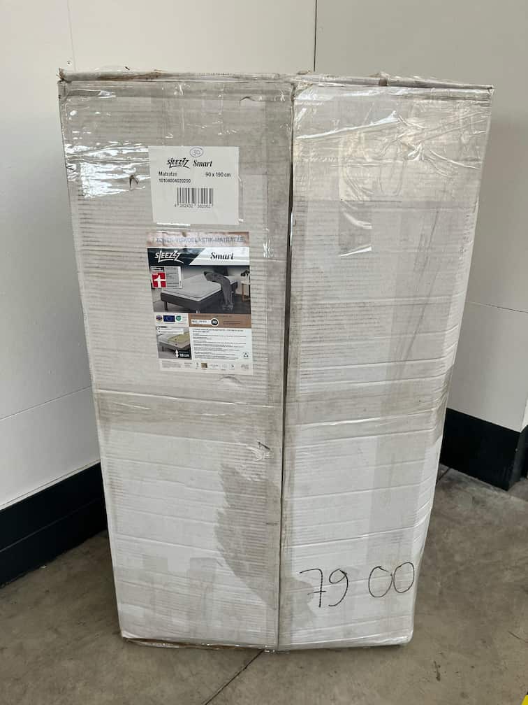 Online returnering Sleezzz Smart 90 x 190 cm, højde 18 cm, fasthedsniveau H2/H3