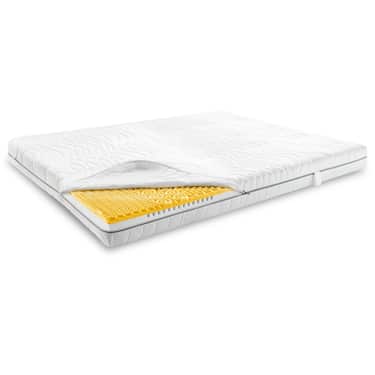 Matelas viscoélastique 7 zones Sleezzz Smart 140 x 190 cm, hauteur 18 cm, degré de fermeté H3 avec mousse à mémoire de forme Air