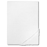 Setex REFIBRA Drap-housse en coton fin blanc 160 x 200 cm