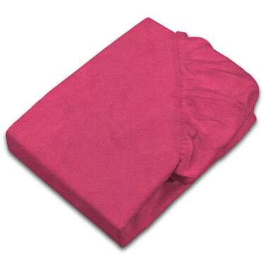 Setex Drap-housse en coton fin rose 90 x 200 cm pack de deux