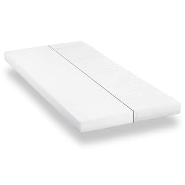 Matelas mousse confort K10 90 x 200 cm, hauteur 10 cm, degré de fermeté H3 + CloudComfort Basic set de lit en microfibre 135 x 200 cm + 80 x 80 cm