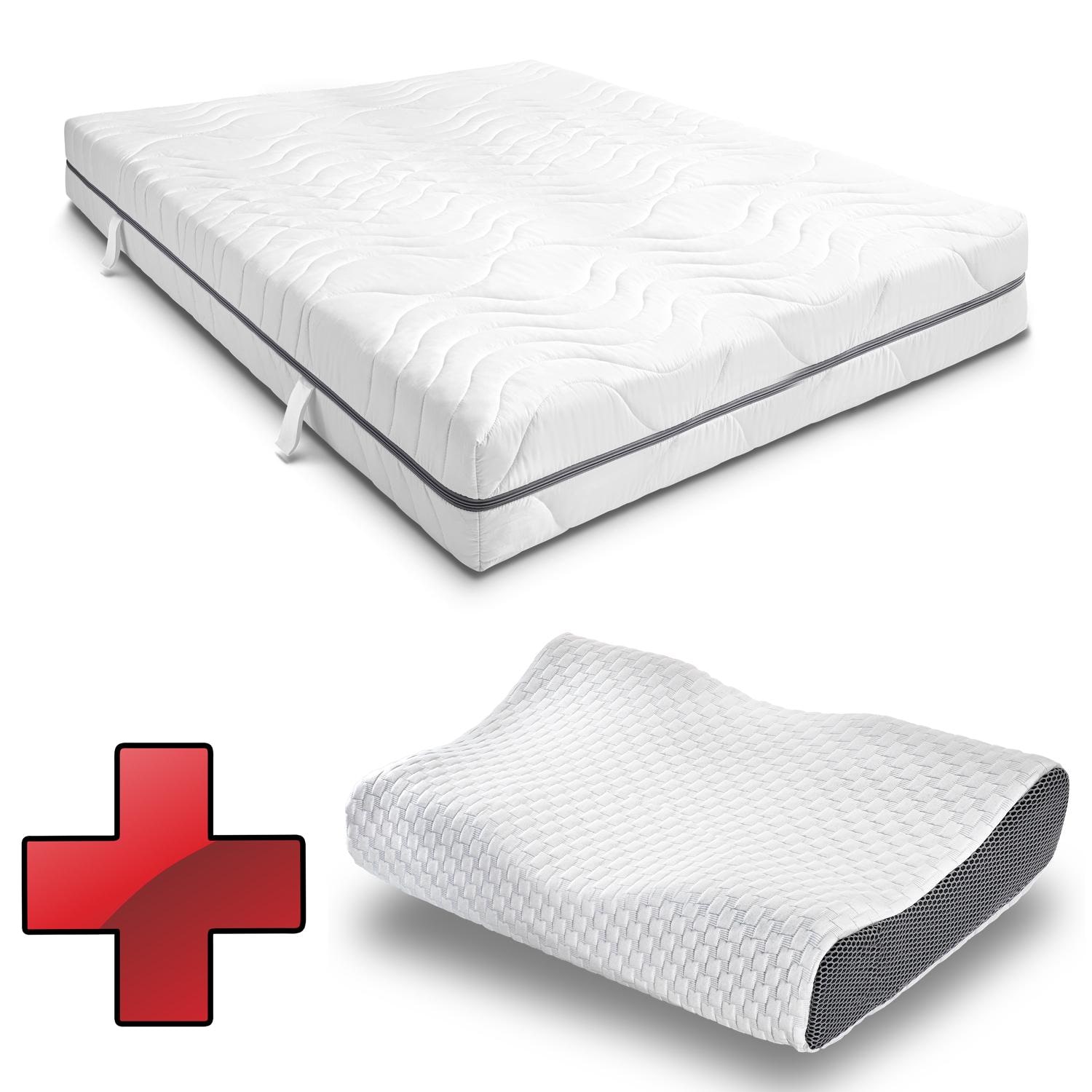 Sleezzz® Smart matracis 140x190 cm + Sleezzz® Premium želejas spilvens Sleezzz® Smart matracis 140x190 cm + Sleezzz® Premium želejas spilvens