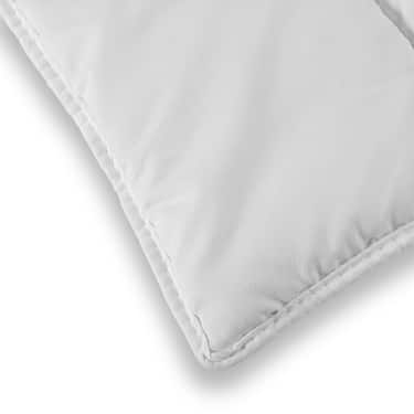 135 x 200 cm couette microfibre toute l'année, poids de remplissage : env. 700 g, extra légère + housse de couette Setex pour personnes allergiques, Encasing avec non-tissé Evolon® 135 x 200 cm