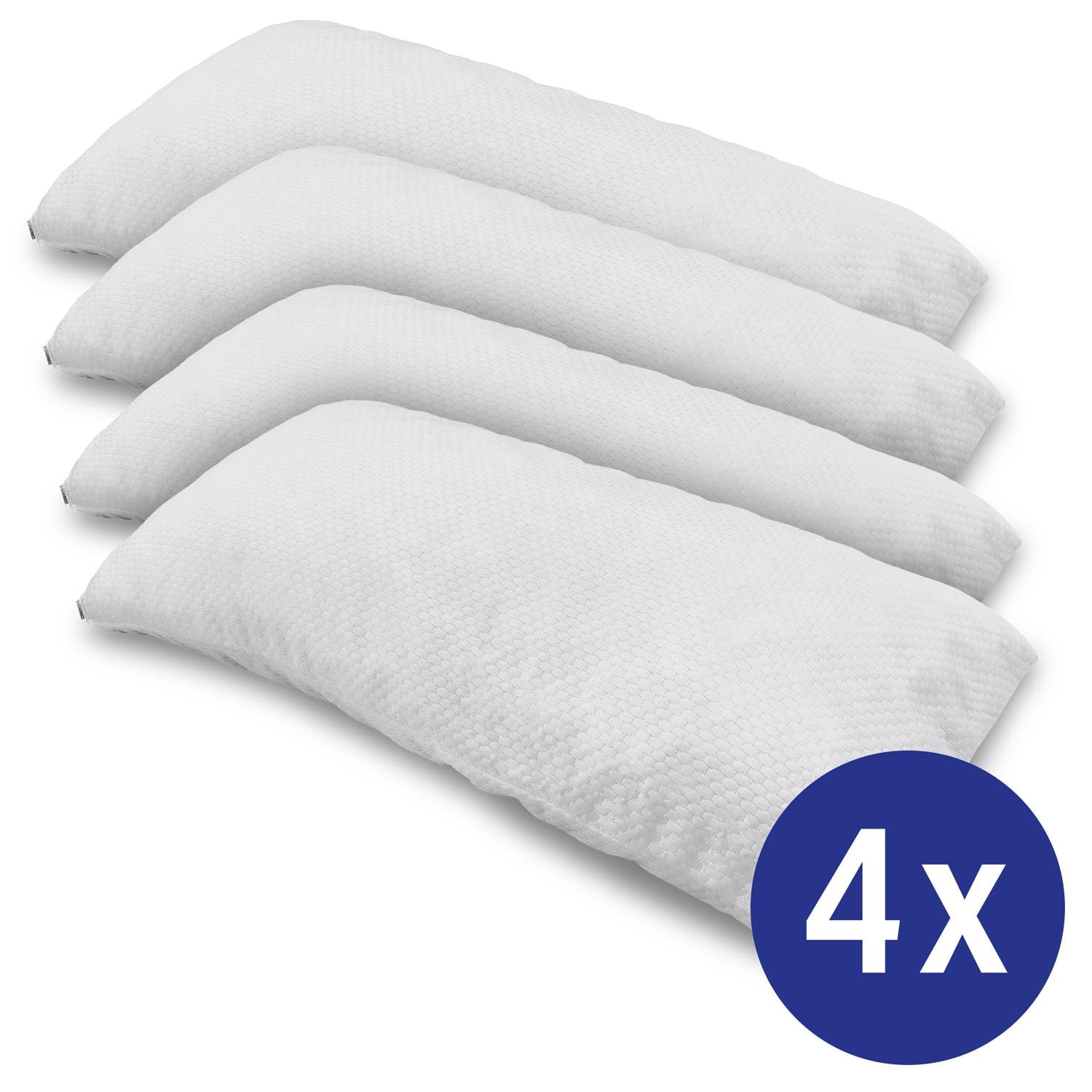 Lot de 4 oreillers viscoélastiques Dream 40 x 80 cm Lot de 4 oreillers viscoélastiques Dream 40 x 80 cm