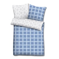 Lot de deux draps en satin de coton Castell 135 x 200 cm + 80 x 80 cm