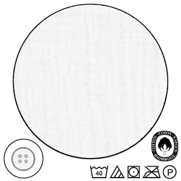 Lot de 2 parures de lit Sleezzz® mousseline blanche 155 x 220 cm + 80 x 80 cm