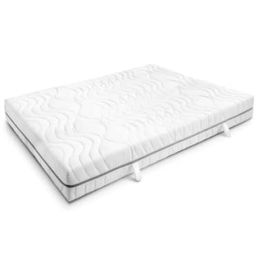 Matelas viscoélastique 7 zones Sleezzz Smart 120 x 200 cm, hauteur 18 cm, degré de fermeté H3 avec mousse à mémoire de forme Air