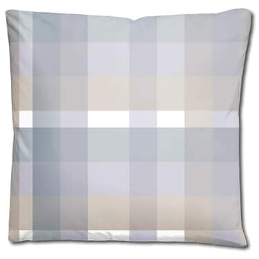 Lot de deux draps en microfibre CloudComfort Basic à carreaux 135 x 200 + 80 x 80 cm