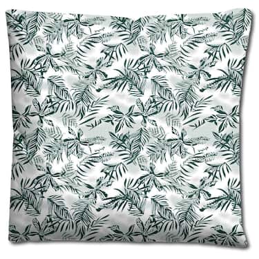 CloudComfort Basic microfibre linge de lit feuilles vertes 135 x 200 + 80 x 80 cm