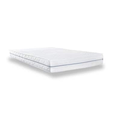 Matelas ergonomique 160x200 cm 7 zones Supportho Premium hauteur 18 cm, degré de fermeté H2/H3 + 2 x CloudComfort Basic set de lit microfibre 135 x 200 cm + 80 x 80 cm