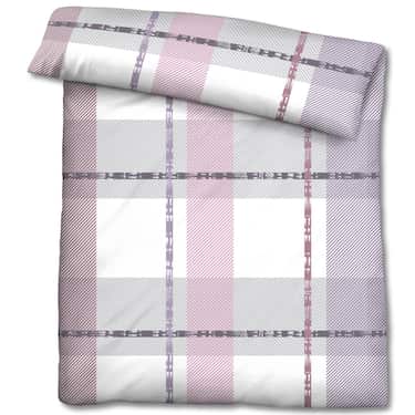 Kahden hengen pakkaus Castell Renforcé vuodevaatteita 135 x 200 cm + 80 x 80 cm.