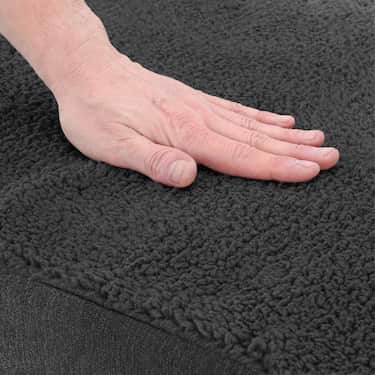 120 x 75 x 10 cm Petzzz coussin orthopédique pour chien taille XL couleur noir