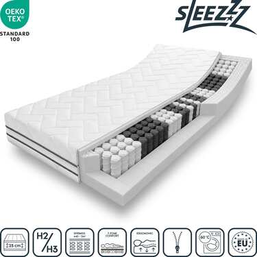 Matelas à ressorts ensachés Classic 70 x 200 cm, hauteur 23 cm, niveau de fermeté H2/H3
