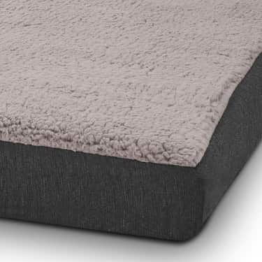 Petzzz coussin ergonomique pour chien Wormi L 100 x 70 x 14 cm