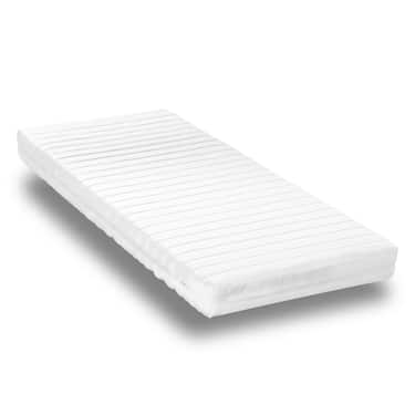 Matelas en mousse froide K16 90 x 200 cm, hauteur 16 cm, degré de fermeté H2/H3 + CloudComfort Basic set de lit en microfibre 135 x 200 cm + 80 x 80 cm
