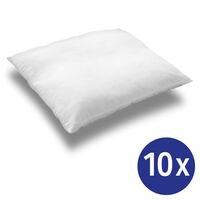 10 x CloudComfort Basic oreillers en microfibre 80 x 80 cm