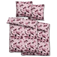 Lot de deux draps de lit en castor 155 x 220 cm + 80 x 80 cm