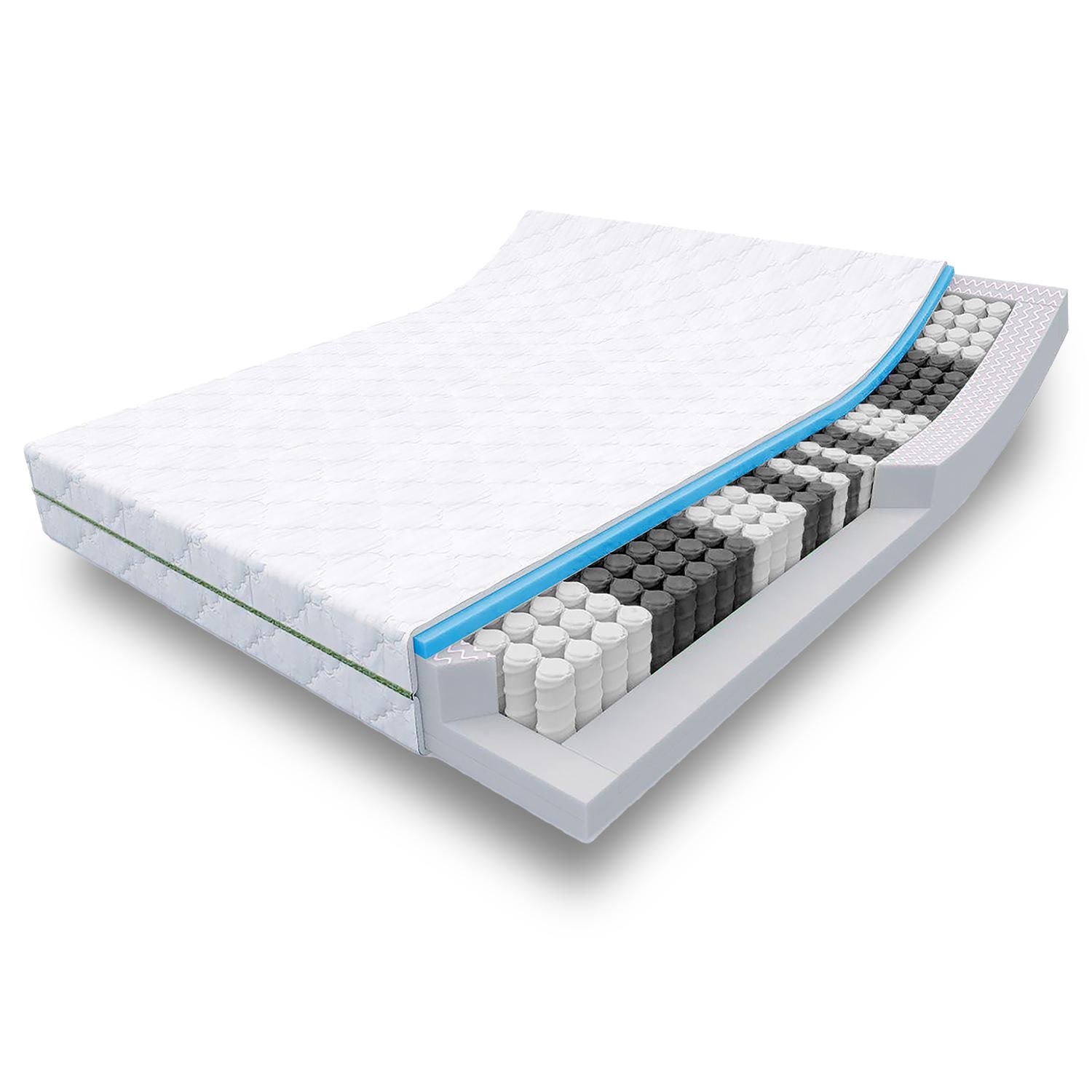 Matelas à ressorts ensachés Sleezzz® Smart T21 140 x 200 cm H2/H3 Matelas à ressorts ensachés Sleezzz® Smart T21 140 x 200 cm H2/H3