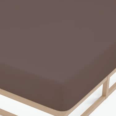 Castell Drap-housse castor brun 90 x 190 - 100 x 200 cm