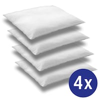 4 x CloudComfort Basic oreillers en microfibre 80 x 80 cm