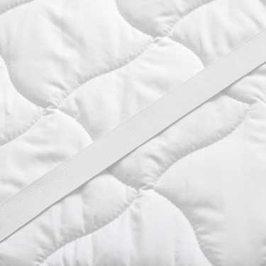 Surmatelas en mousse froide CloudComfort Cool 90 x 200 cm H2/H3, hauteur 7 cm, degré de fermeté H2/H3, surmatelas 7 zones avec face été et face hiver + oreiller CloudComfort Basic en flocons de gel 40 x 80 cm