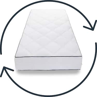 7zónová matrace Sleezzz Superior 90 x 200 cm, výška 21 cm, stupeň tuhosti H3/H4
