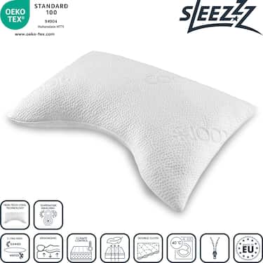 Sleezzz® Cool gēla putu spilvens kakla atbalstam 40 x 60 x 16 cm