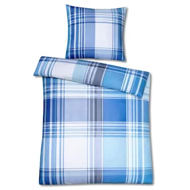 Lot de deux draps de lit en coton fin 135 x 200 cm + 80 x 80 cm