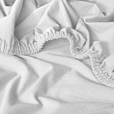 Drap-housse en jersey blanc 90 x 190 - 100 x 200 cm 100% coton bio