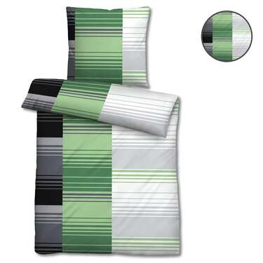 Draps de lit en microfibre seersucker 135 x 200 + 80 x 80 cm en pack de 4