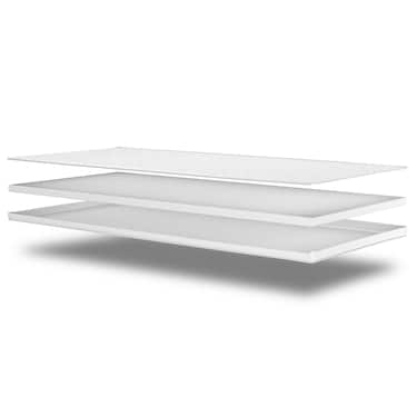 Topper en mousse confort T6 200 x 200 cm, hauteur 6 cm, degré de fermeté H3