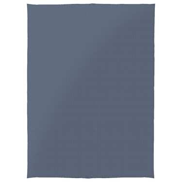 Couverture en coton piqué gaufré bleu 150 x 200 cm