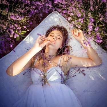 Matelas ergonomique en mousse froide Supportho Lavender 90 x 200 cm, hauteur 18 cm, degré de fermeté H2/H3