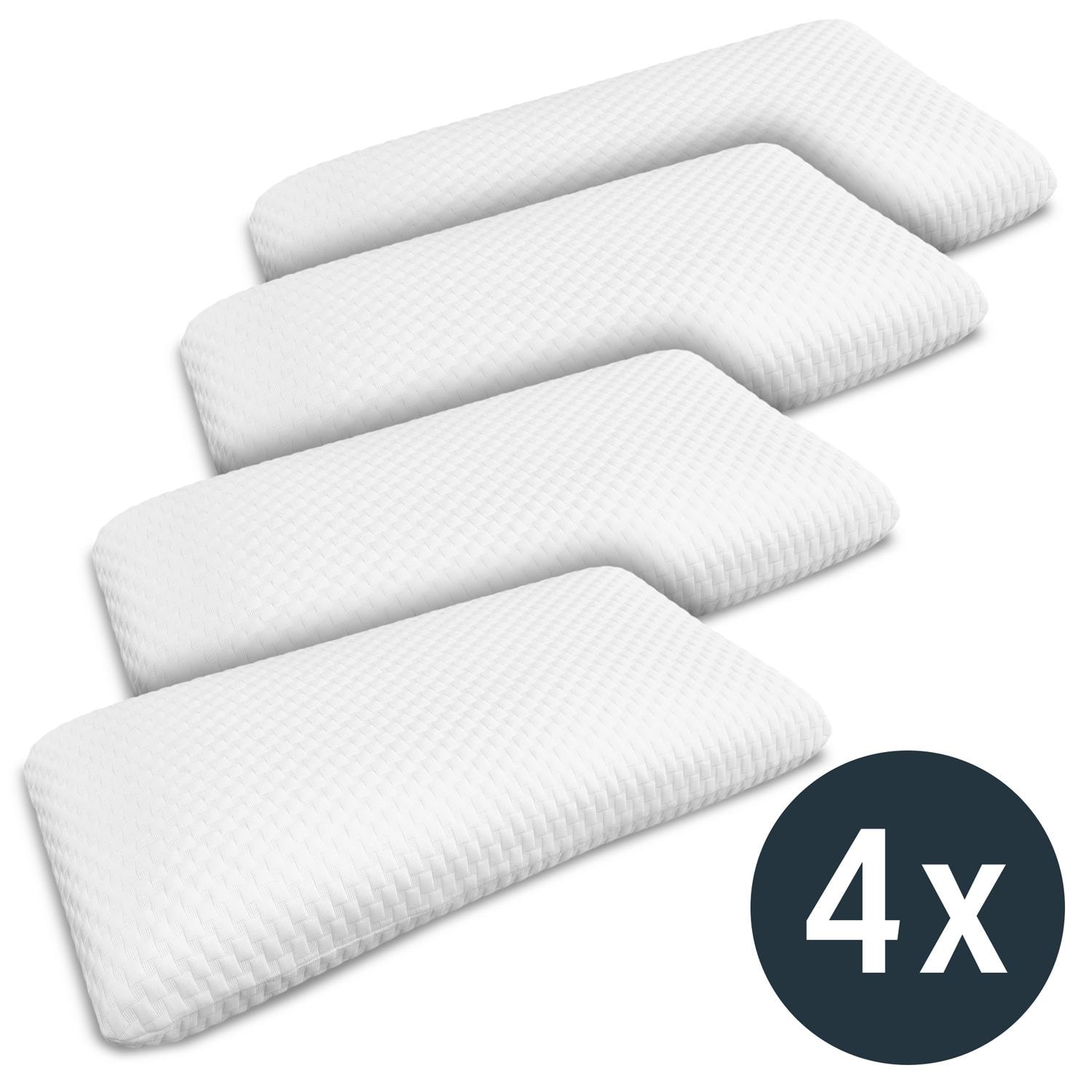 Lot de 4 oreillers cervicaux Sleezzz® Diamond Visko Air