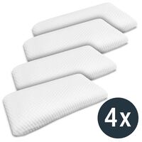 4 oreillers cervicaux Sleezzz Diamond Visko Air 40 x 80 cm