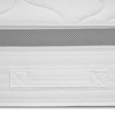 Matelas ergonomique 7 zones à ressorts ensachés Sleezzz Diamond T1000 90 x 200 cm, hauteur 23 cm, degré de fermeté H2/H3, 1000 ressorts/2m².