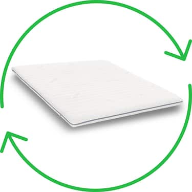 Topper en mousse froide Supportho Premium Topper 180 x 200 cm H3, hauteur 9 cm, degré de fermeté H3 avec housse antibactérienne