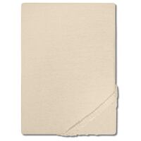 Setex REFIBRA Drap-housse en cotton fin crème 200 x 200 cm