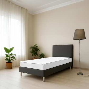 Matelas 7 zones Sleezzz Superior 90 x 200 cm, épaisseur 21 cm, degré de fermeté H3/H4 + surmatelas / surmatelas 90 x 200 cm