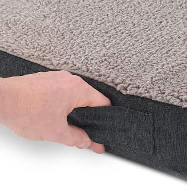 Petzzz coussin ergonomique pour chien Wormi XL 120 x 80 x 14 cm