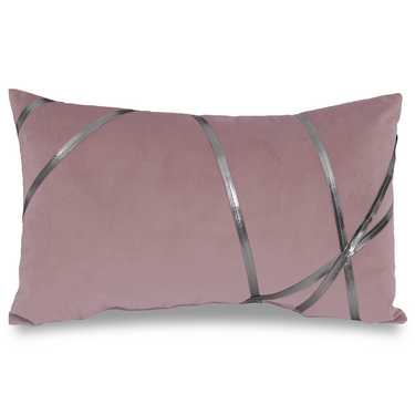 Coussin décoratif rose 30 x 50 cm